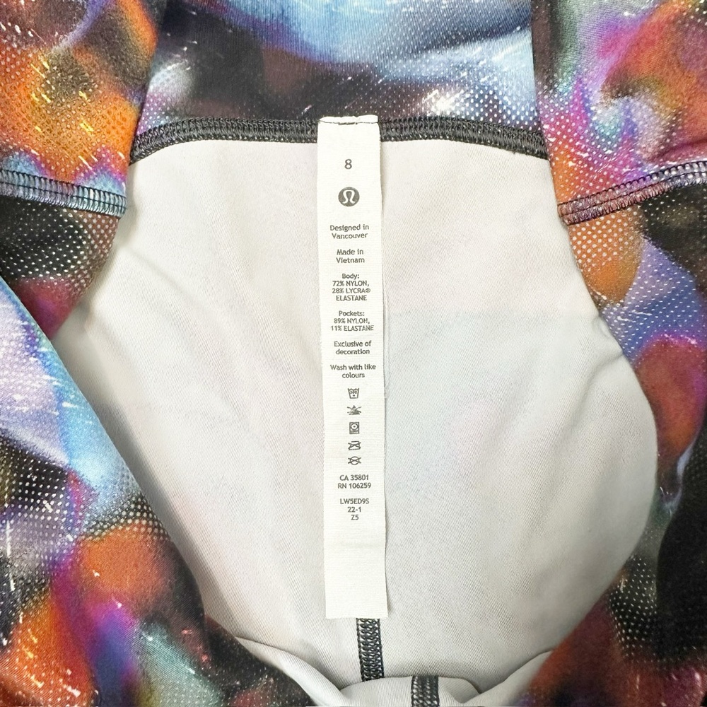 Lululemon Power Thru High-Rise Tight 25"‎ Hyper Drift Multi Size 8 - Picture 8 of 8